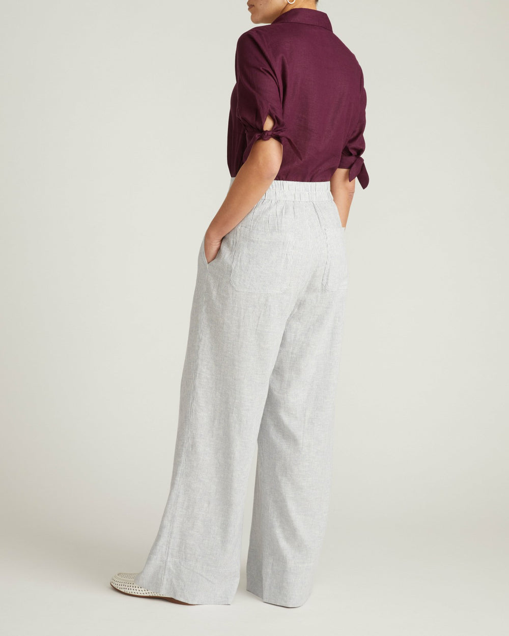 Marley Wide Leg Linen Blend Pants - Universal Standard