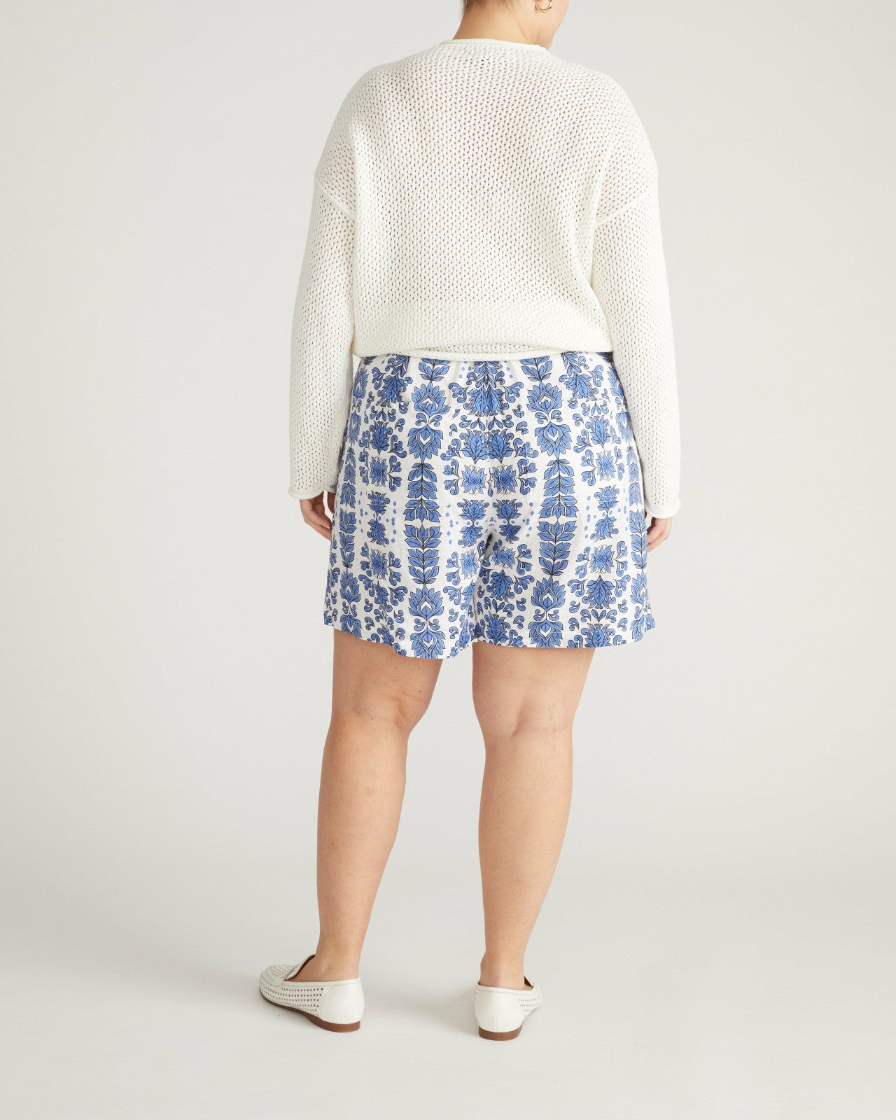 Harbor Stretch Linen Blend Paperbag Shorts - Universal Standard