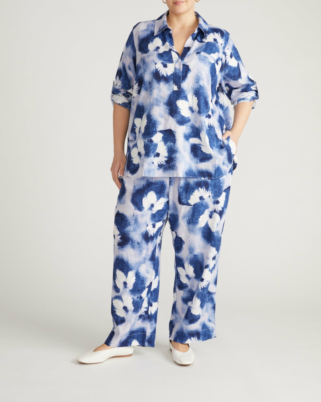 Iris Linen Blend Easy Pull-On Pants - Universal Standard
