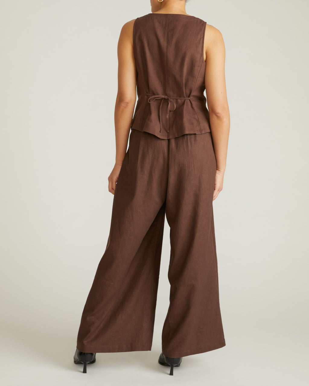 Palais Stretch Linen Blend Wide Leg Pant - Universal Standard