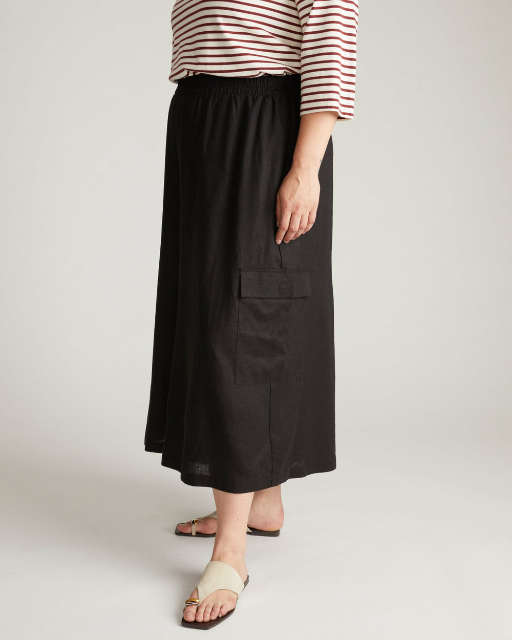 Palazzo Cargo Linen Blend Pant - Universal Standard
