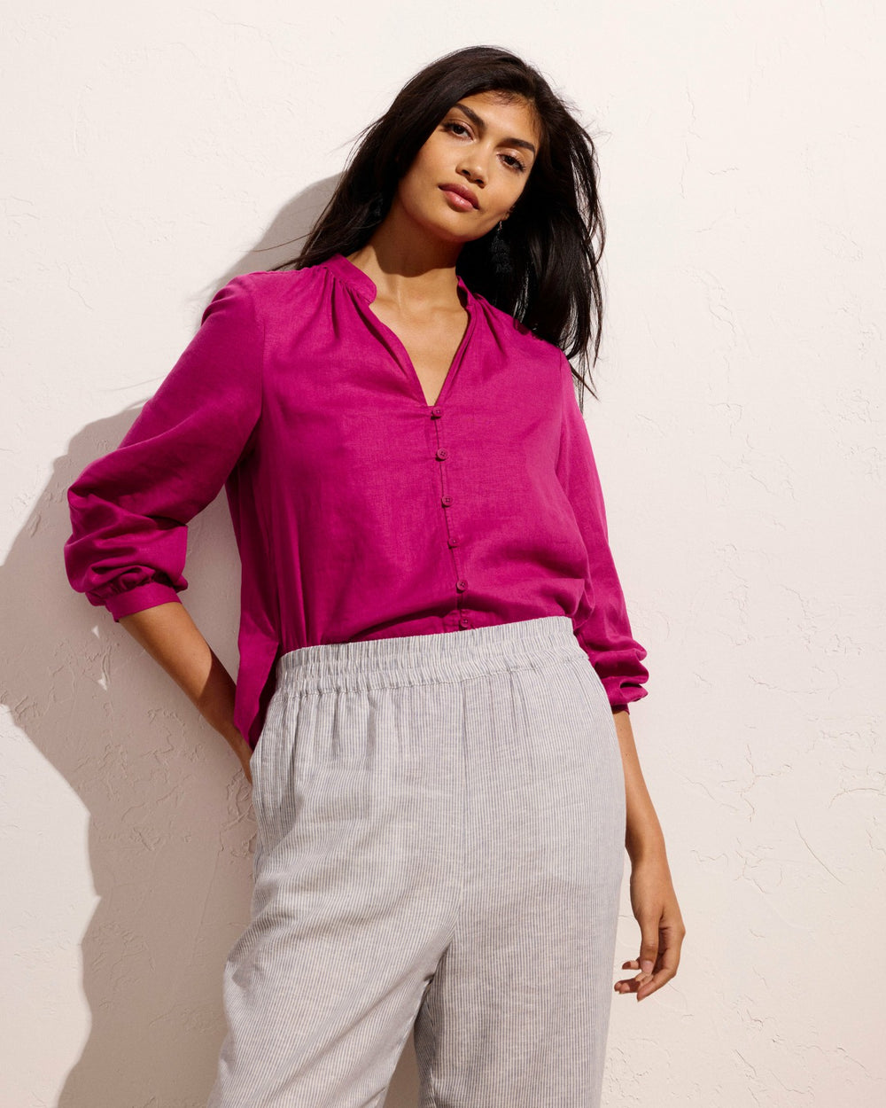 Iris Linen Blend Easy Pull-On Pants - Universal Standard