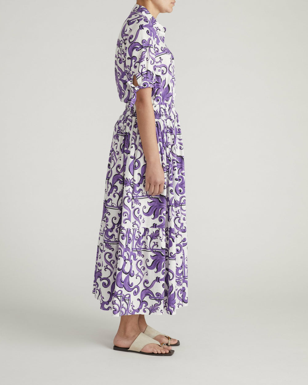 Tosca Linen Blend Maxi Skirt - Universal Standard