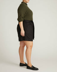 Harbor Stretch Linen Blend Paperbag Shorts - Universal Standard