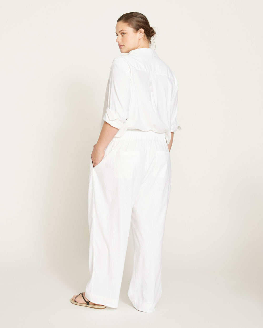 Iris Linen Blend Easy Pull-On Pants - Universal Standard