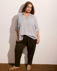 Sayville Linen Blend Drawstring Pant - Universal Standard