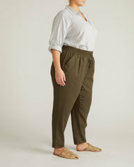 Sayville Linen Blend Drawstring Pant - Universal Standard