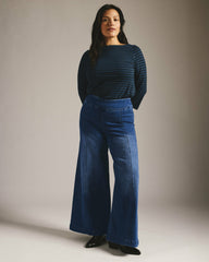 Olivia Pintuck Wide Leg Jeans - Universal Standard