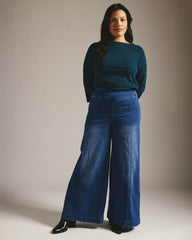 Olivia Pintuck Wide Leg Jeans - Universal Standard