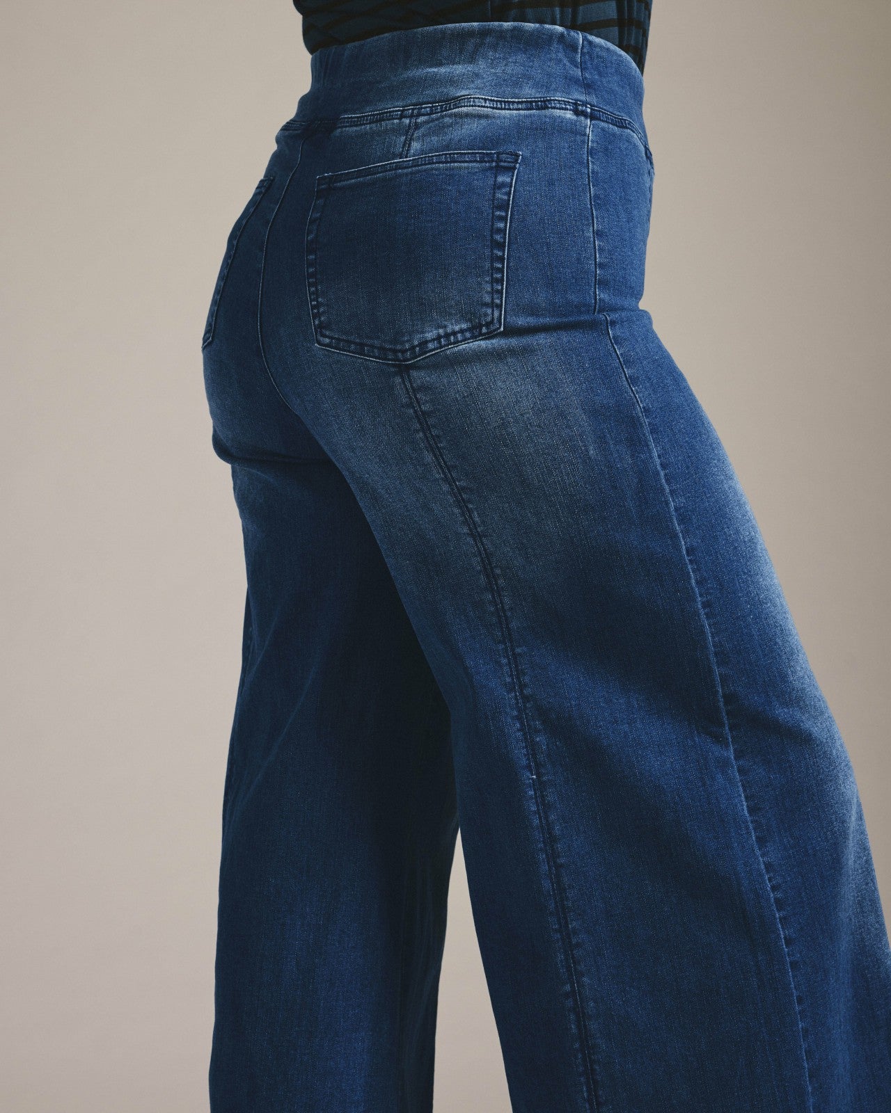 Olivia Pintuck Wide Leg Jeans - Universal Standard