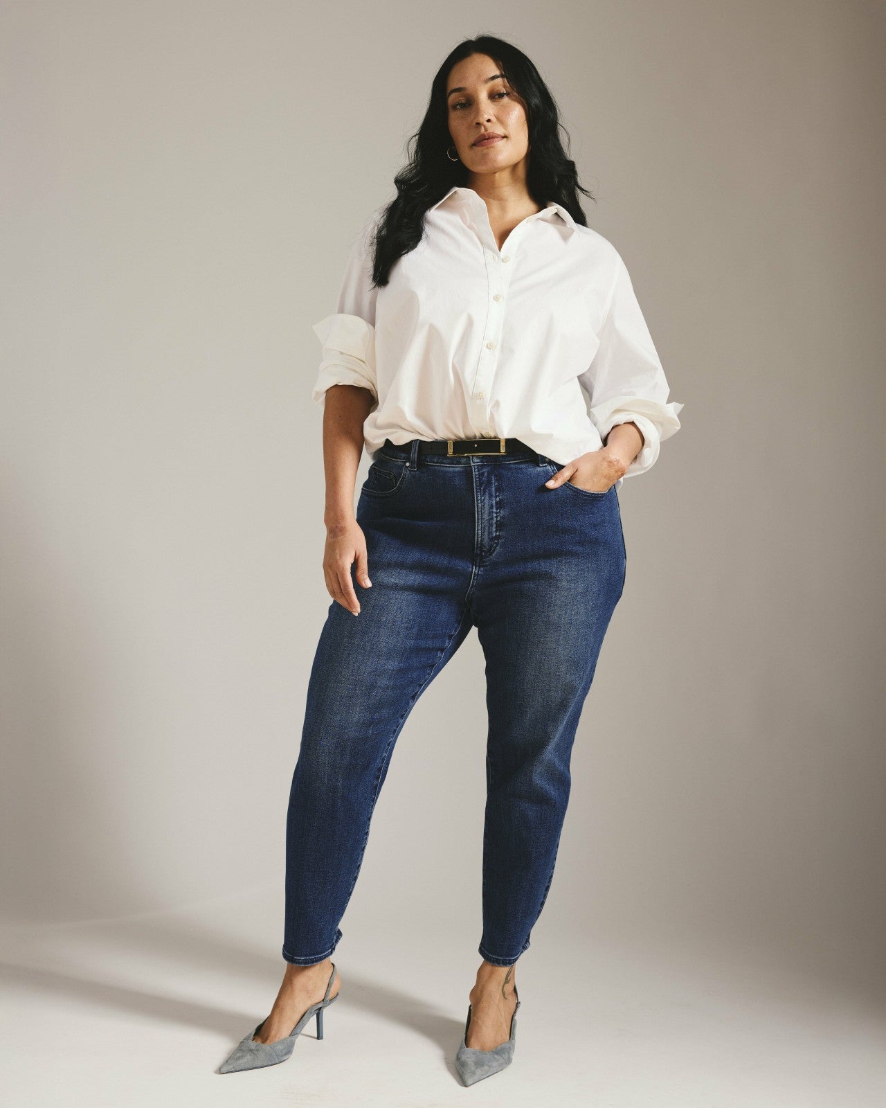 Joni High Rise Curve Slim Leg Jeans 27 Inch - Universal Standard