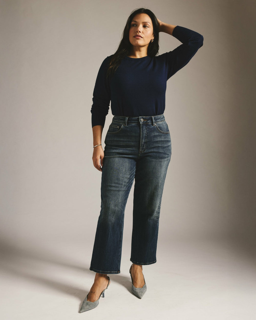 Donna High Rise Curve Straight Leg Jeans 27 Inch - Universal Standard