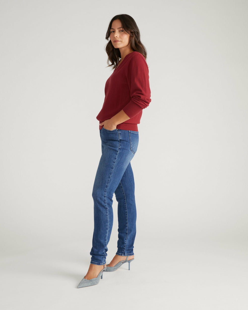 Joni High Rise Curve Slim Leg Jeans 32 Inch - Universal Standard