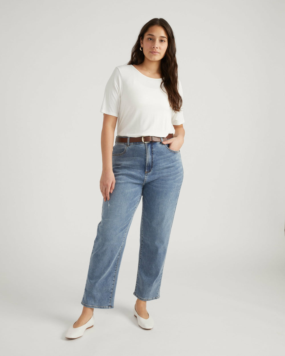 Ella High Rise Straight Leg Jeans - Universal Standard
