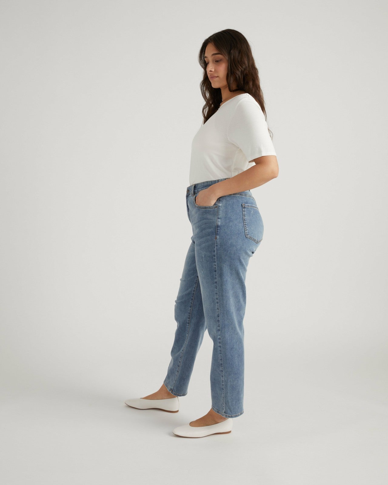 Ella High Rise Straight Leg Jeans - Universal Standard