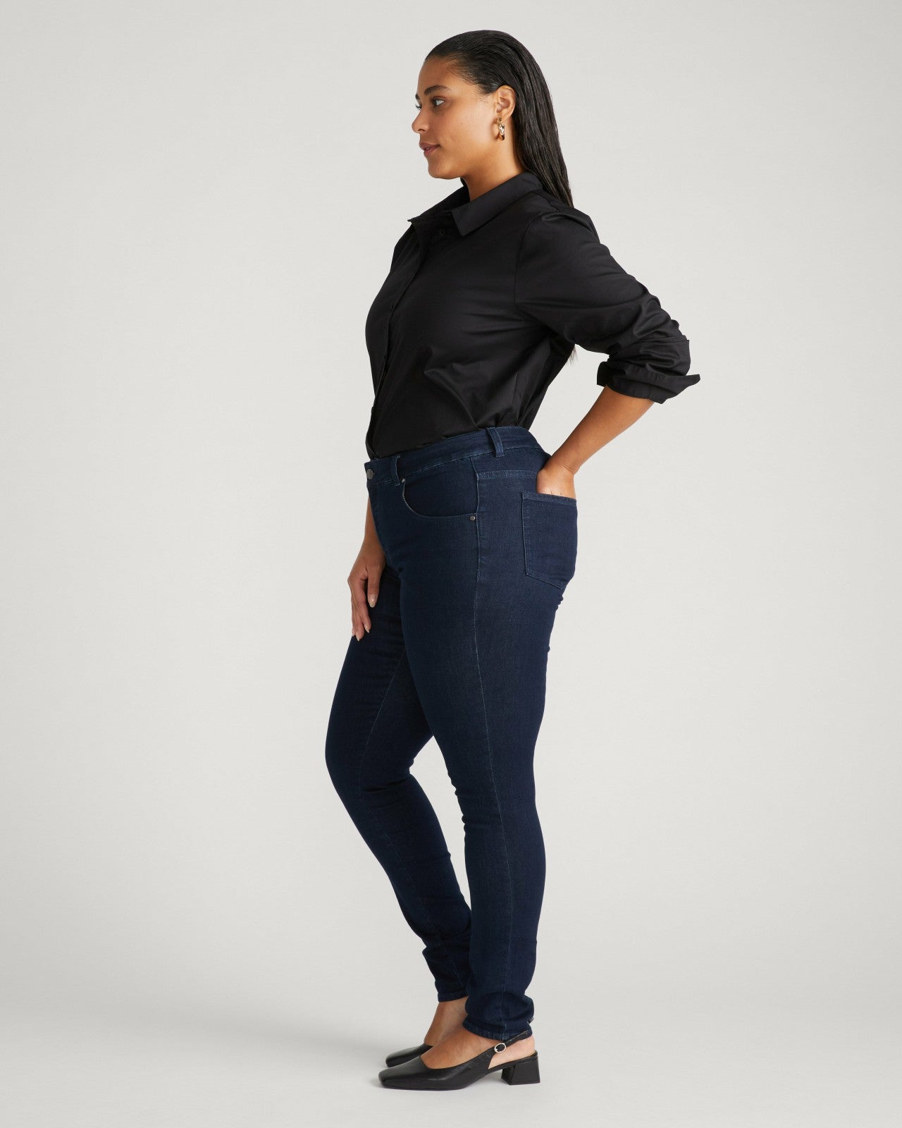 Seine Mid Rise Skinny Jeans 32 Inch - Universal Standard