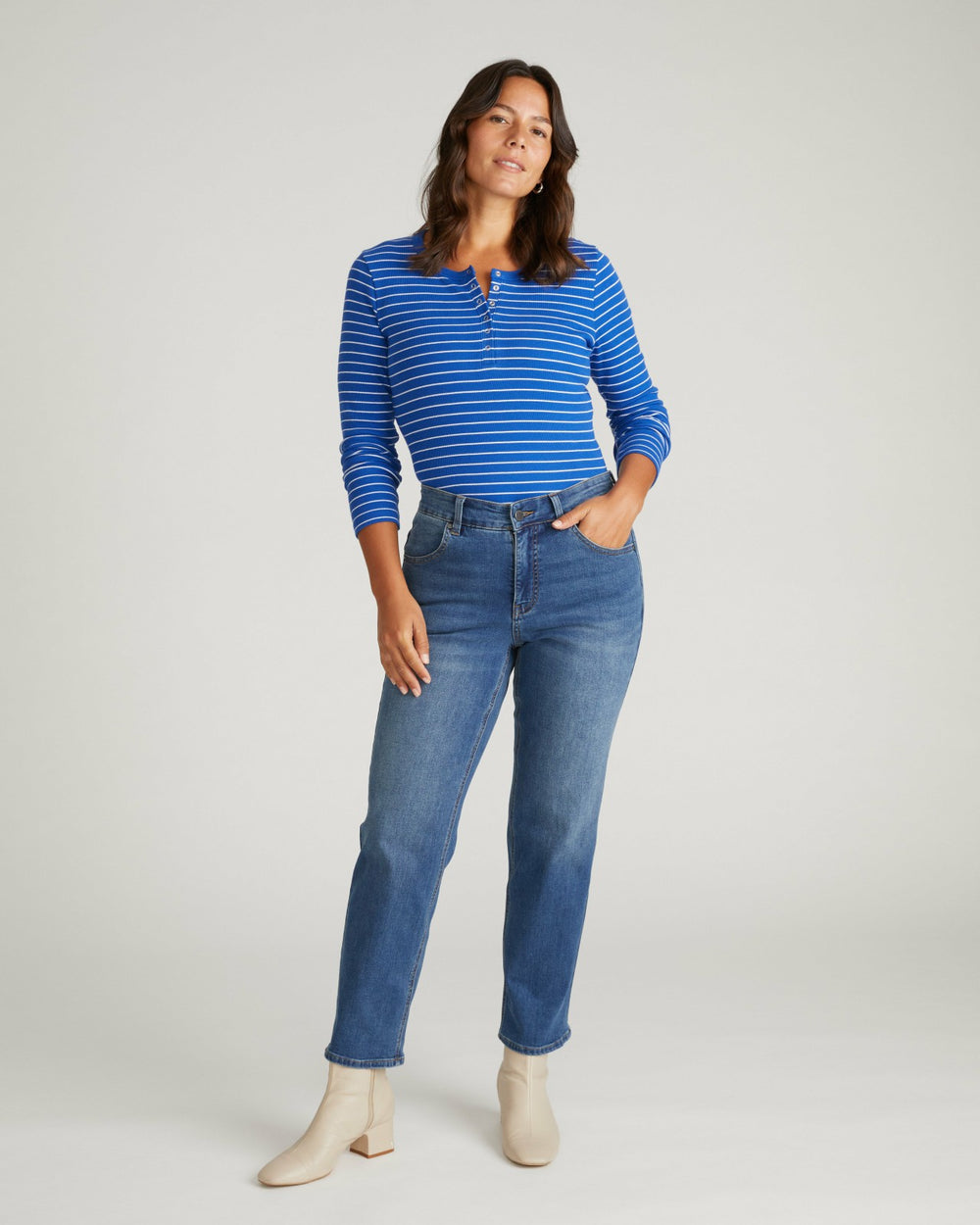 Seine High Rise Straight Leg Jean 29 Inch - Universal Standard