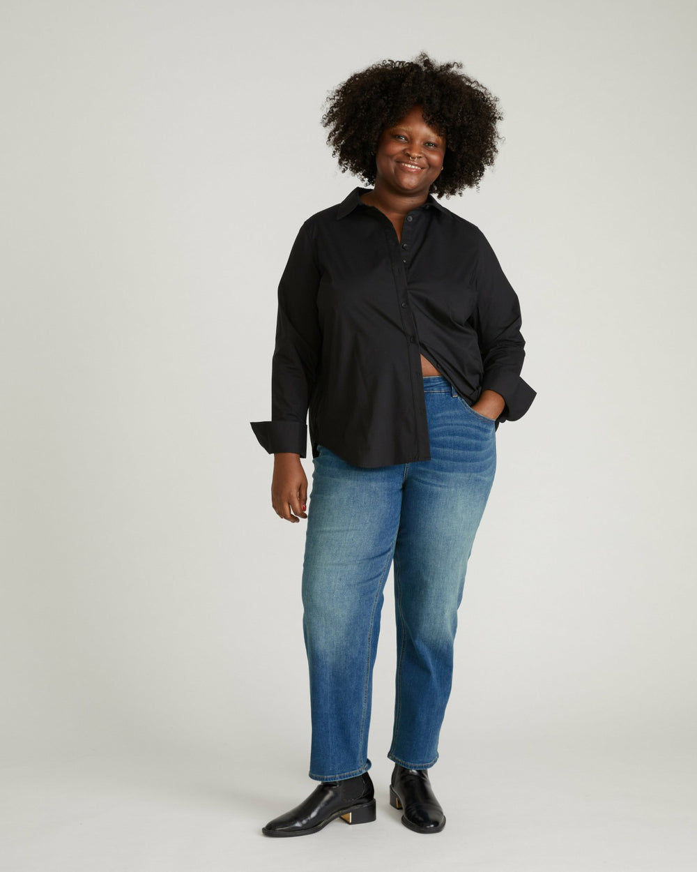 Seine High Rise Straight Leg Jean 29 Inch - Universal Standard