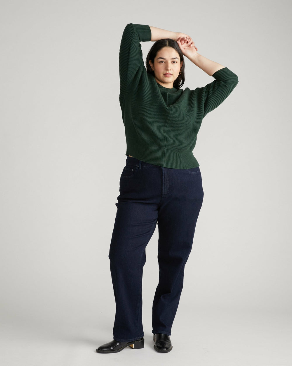 Donna High Rise Curve Straight Leg Jeans 32 Inch - Universal Standard