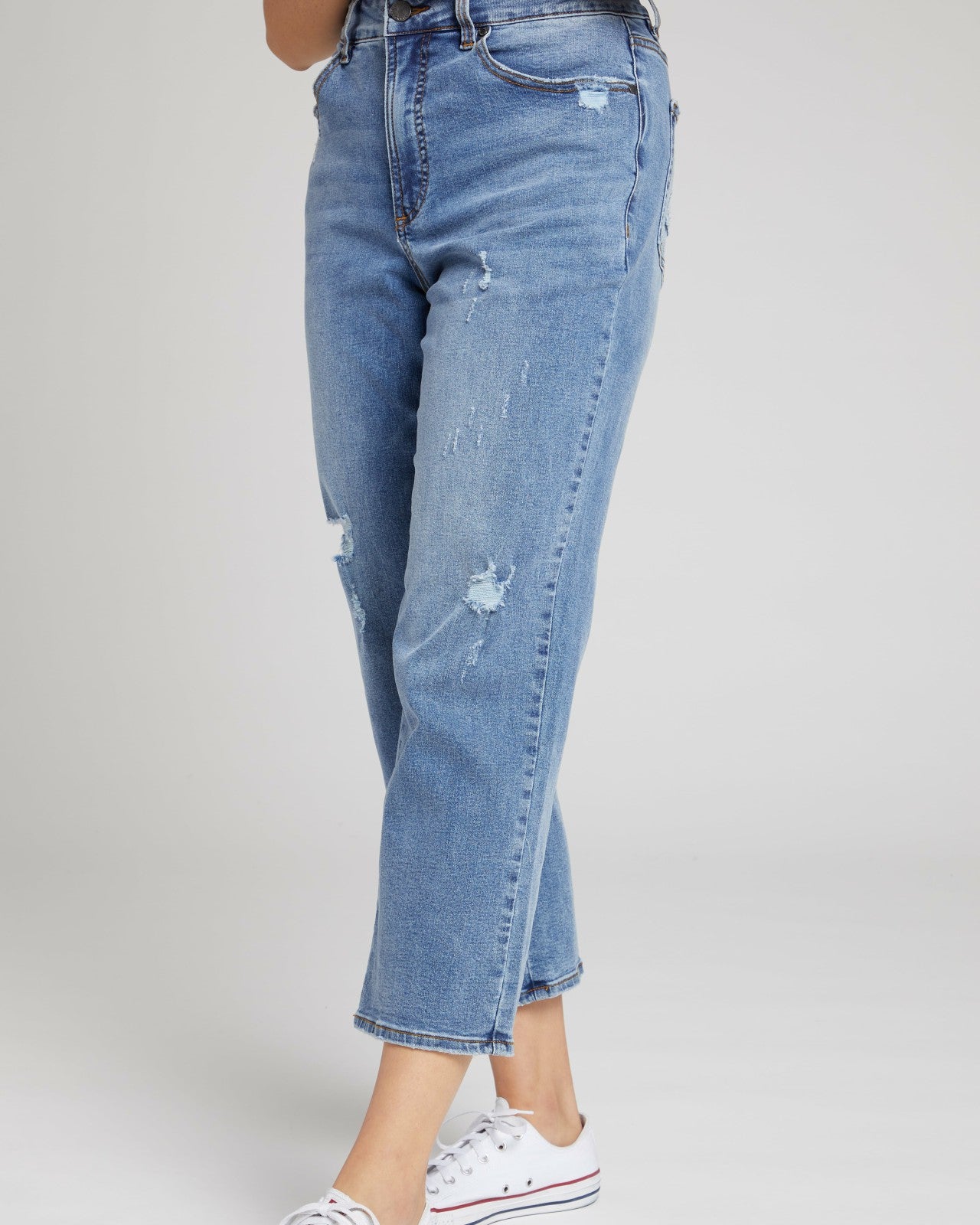 Donna High Rise Curve Straight Leg Jeans 27 Inch - Universal Standard