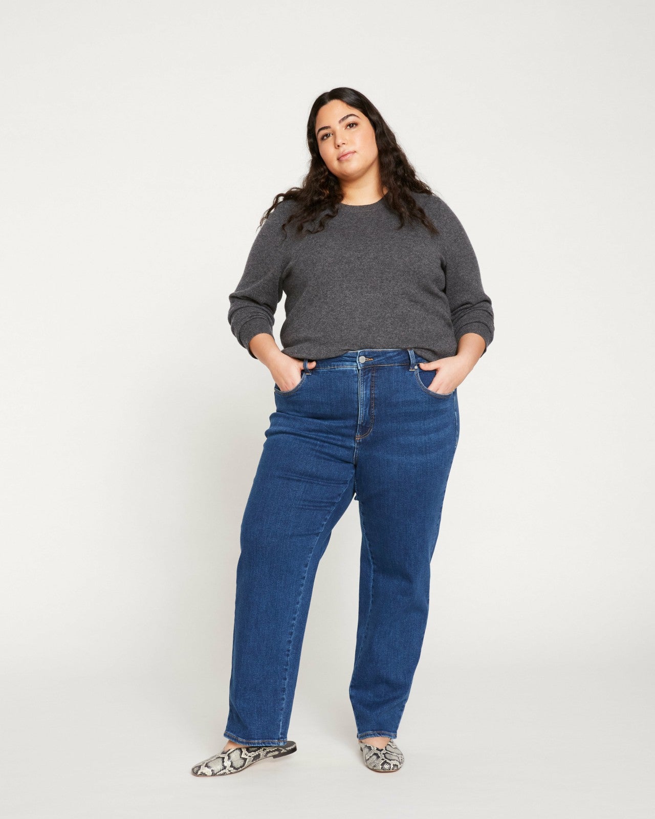 Etta High Rise Straight Leg Jeans 31 Inch - Universal Standard