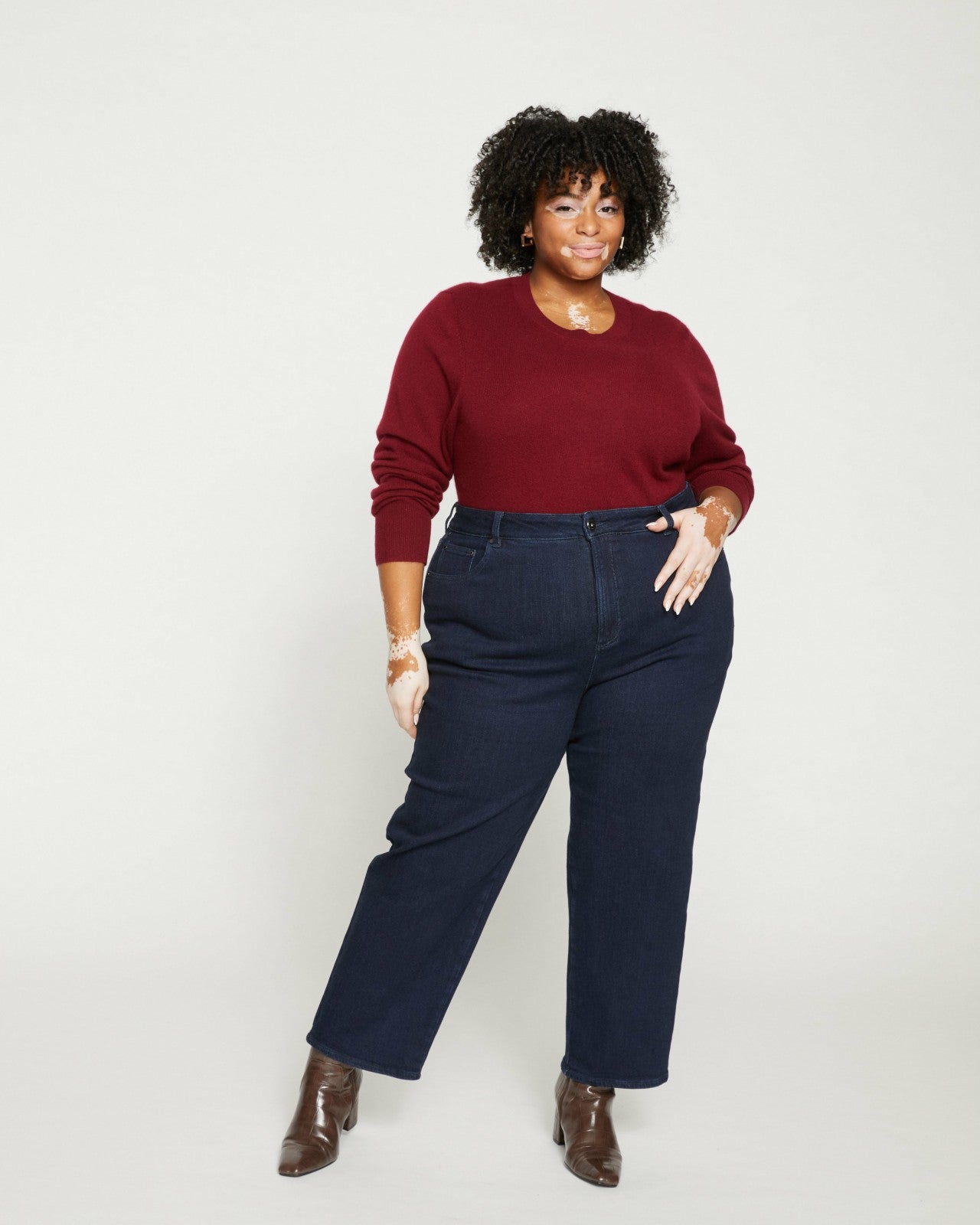 Donna High Rise Curve Straight Leg Jeans 27 Inch - Universal Standard