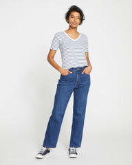 Donna High Rise Curve Straight Leg Jeans 32 Inch - Universal Standard