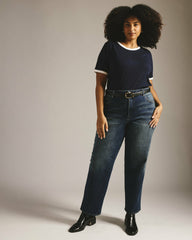 Donna High Rise Curve Straight Leg Jeans 32 Inch - Universal Standard