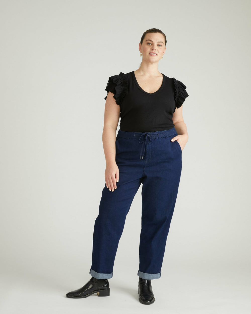 ComfortDenim Drawstring Jeans - Universal Standard
