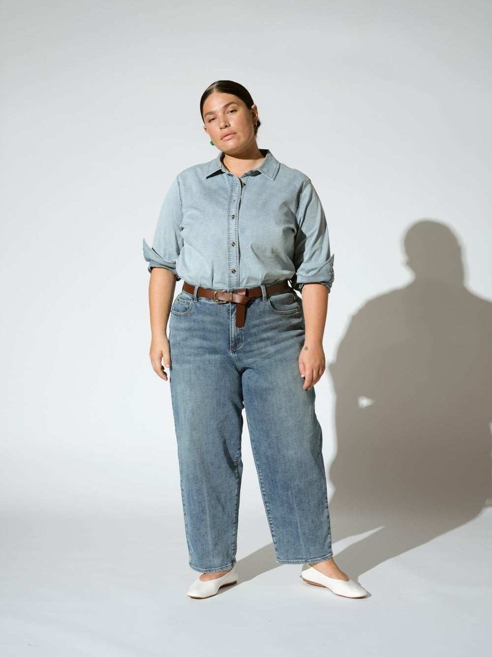 Lou High Rise Barrel Leg Jeans - Universal Standard