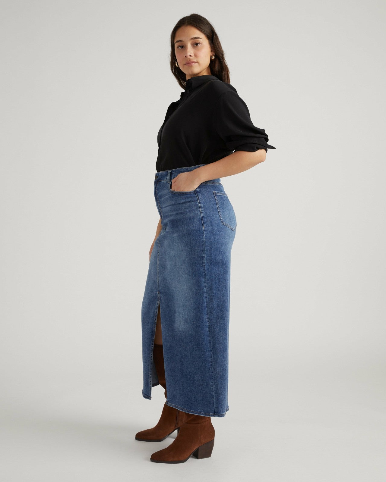 ComfortDenim Maxi Skirt - Universal Standard