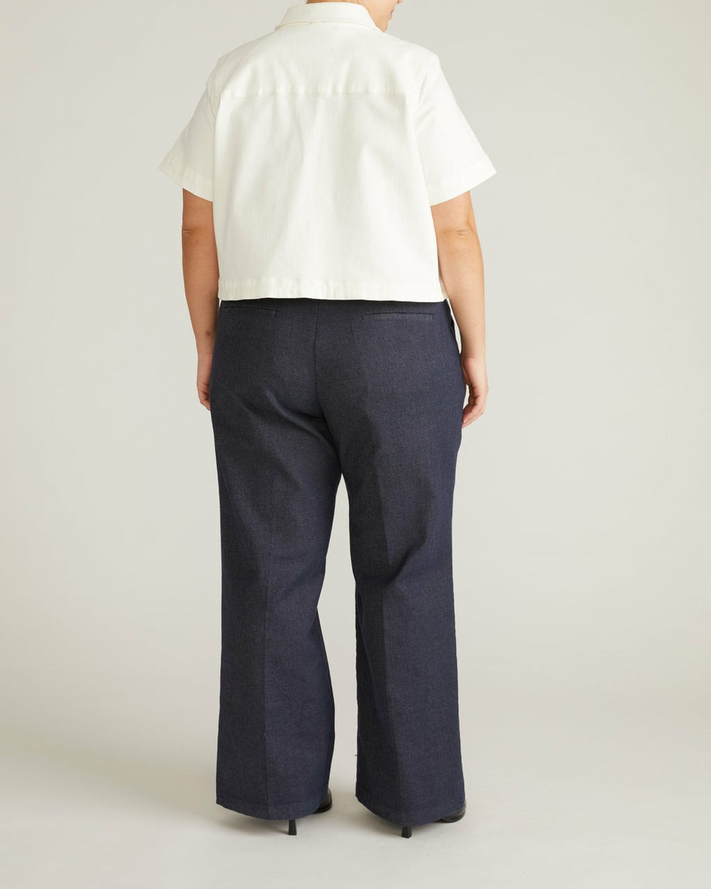 Flynn Short Sleeve Denim Shacket - Universal Standard