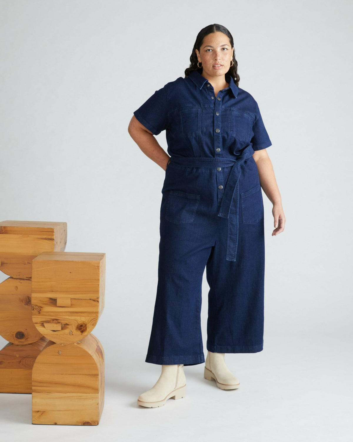 Kate Denim Jumpsuit - Universal Standard