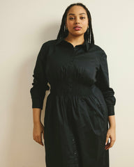 Hamptons Smocked Shirtdress - Universal Standard