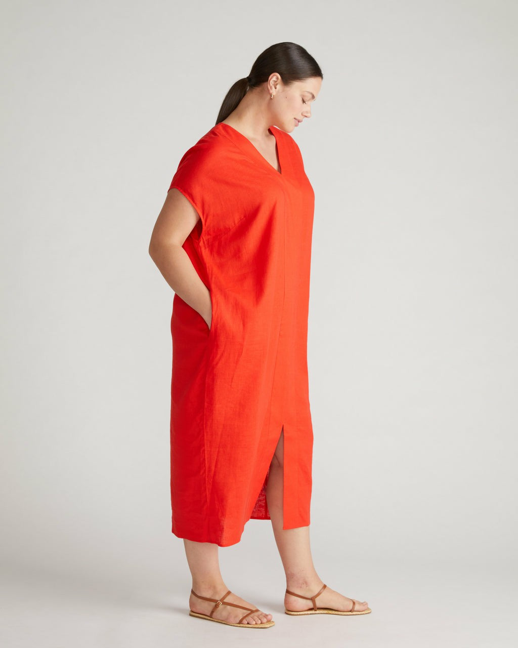 Cabana Linen Blend Kaftan - Universal Standard