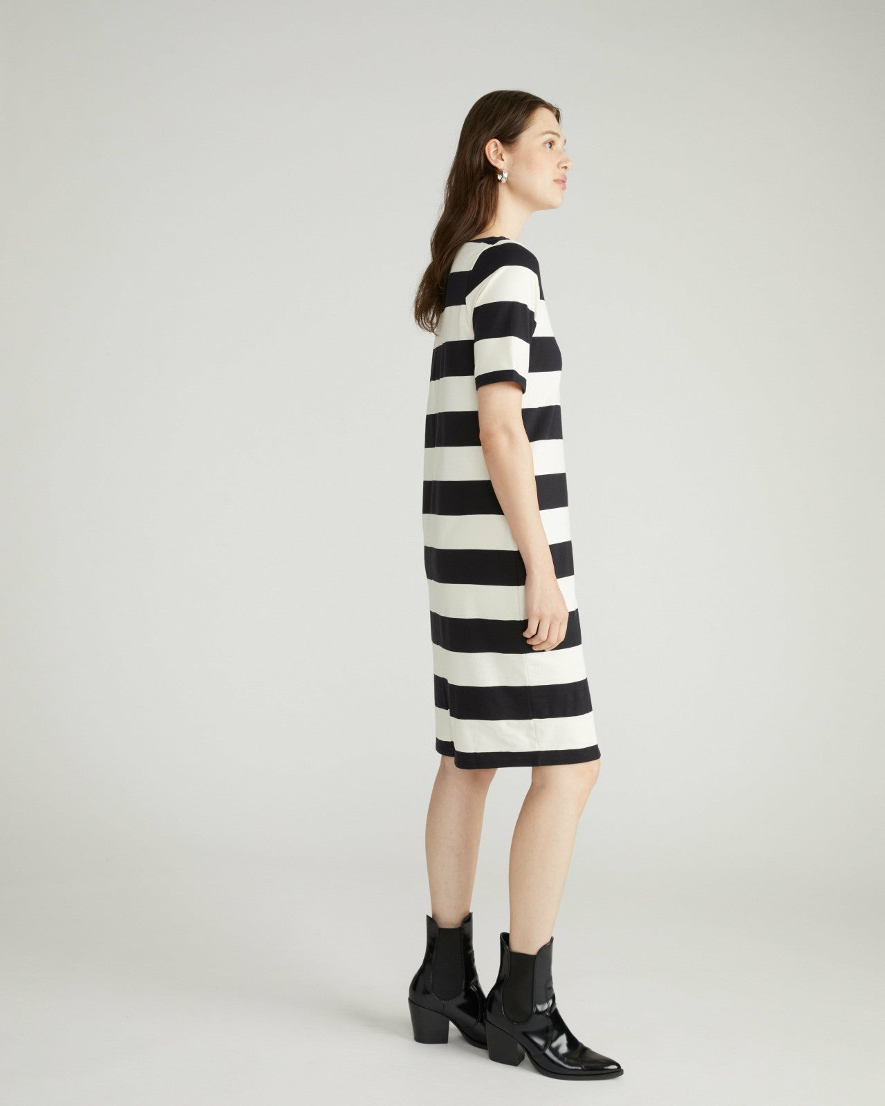 Belle Breton Stripe Jersey Dress - Universal Standard