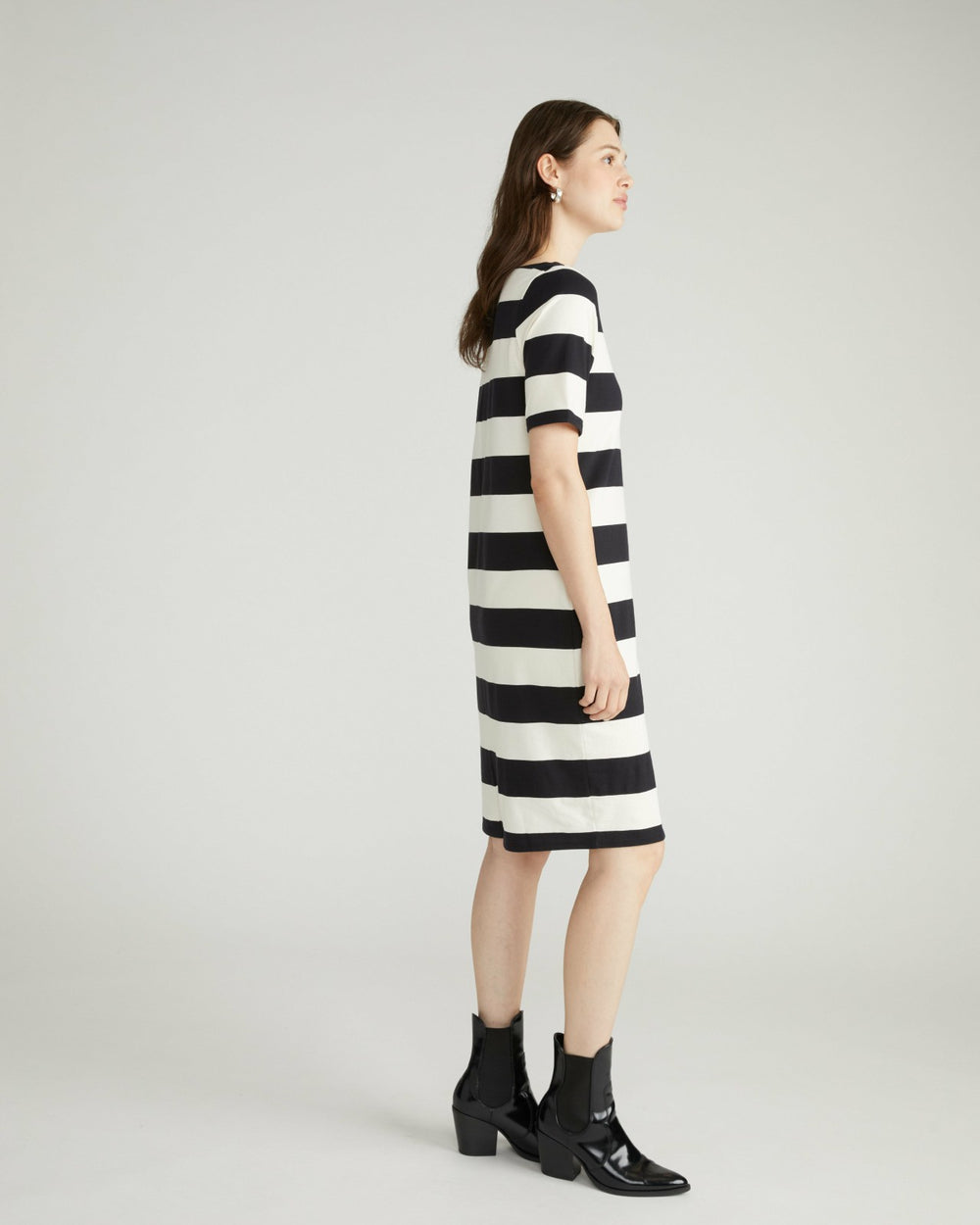 Belle Breton Stripe Jersey Dress - Universal Standard