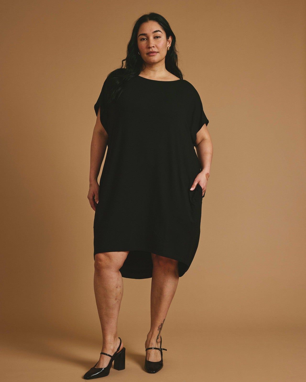 Helen Liquid Jersey Shift Dress - Universal Standard