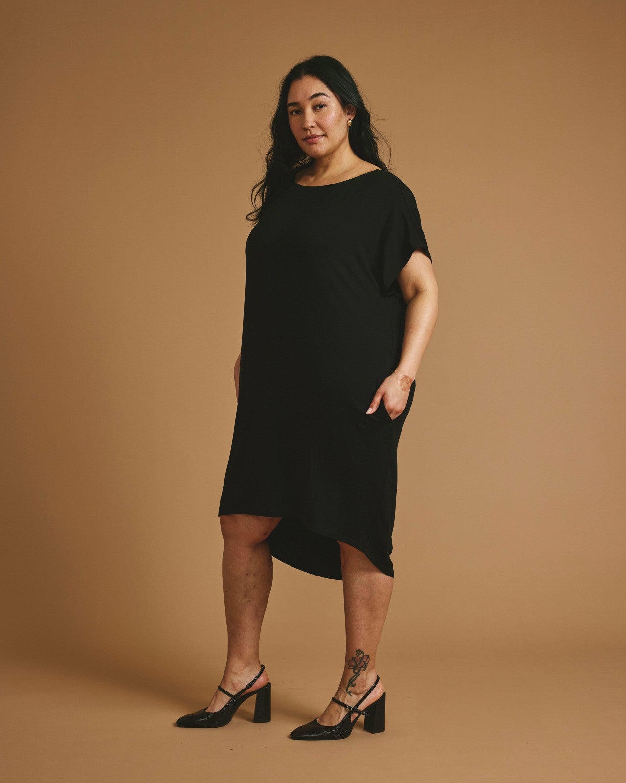 Helen Liquid Jersey Shift Dress - Universal Standard