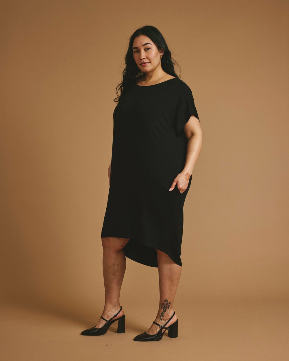Helen Liquid Jersey Shift Dress - Universal Standard
