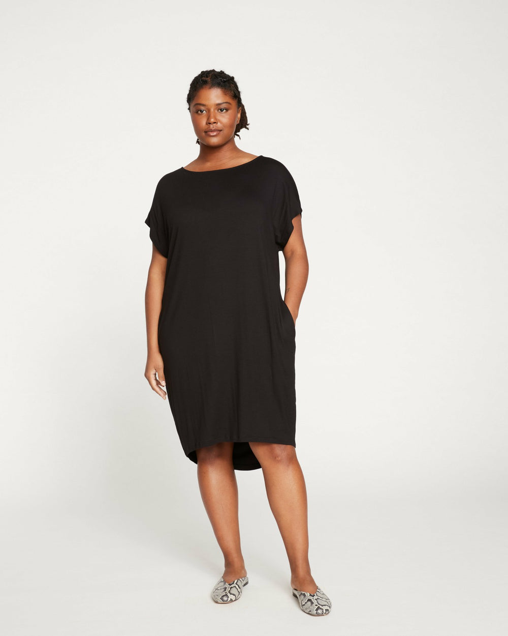 Helen Liquid Jersey Shift Dress - Universal Standard