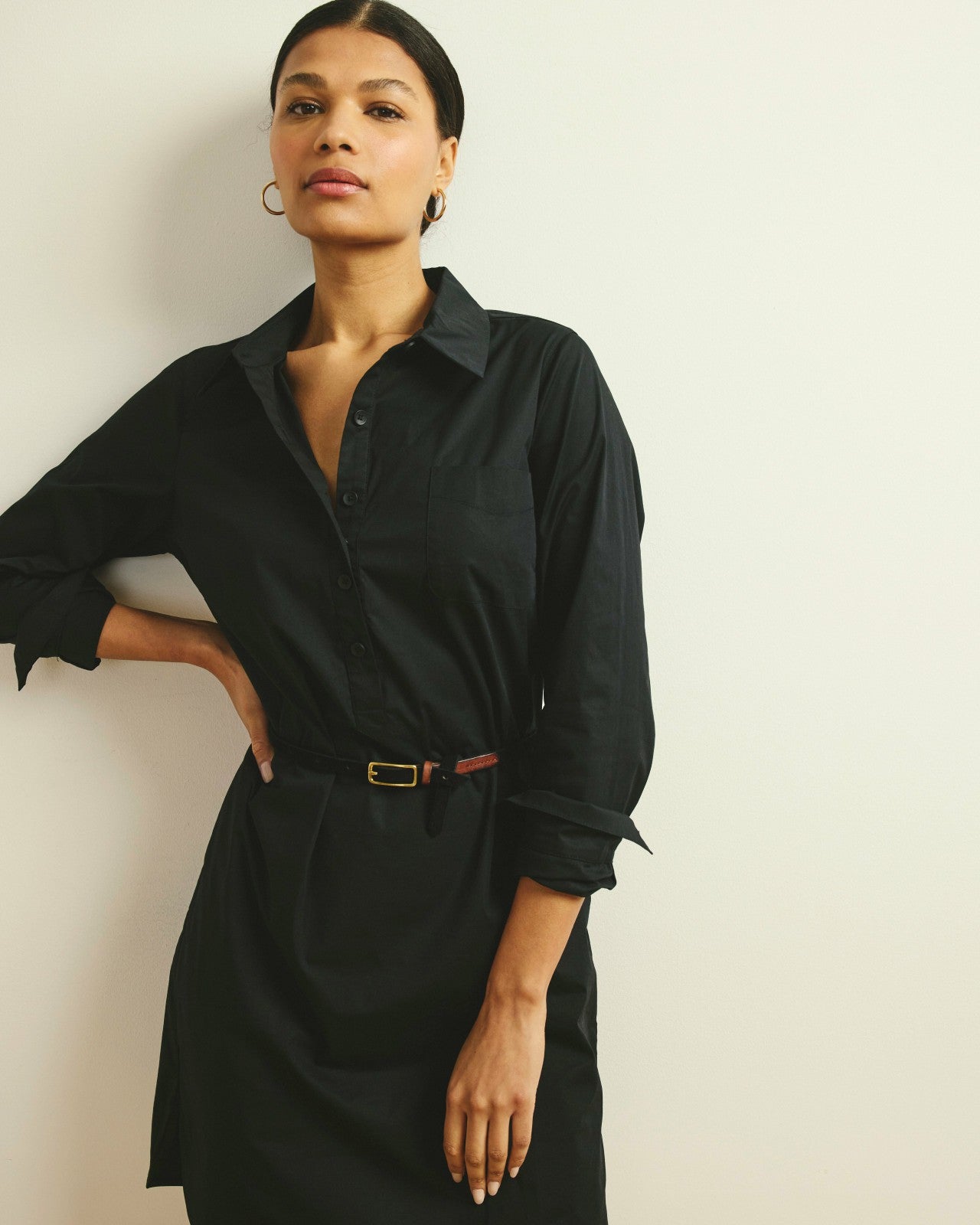 Stretch Poplin Rubicon Shirtdress - Universal Standard