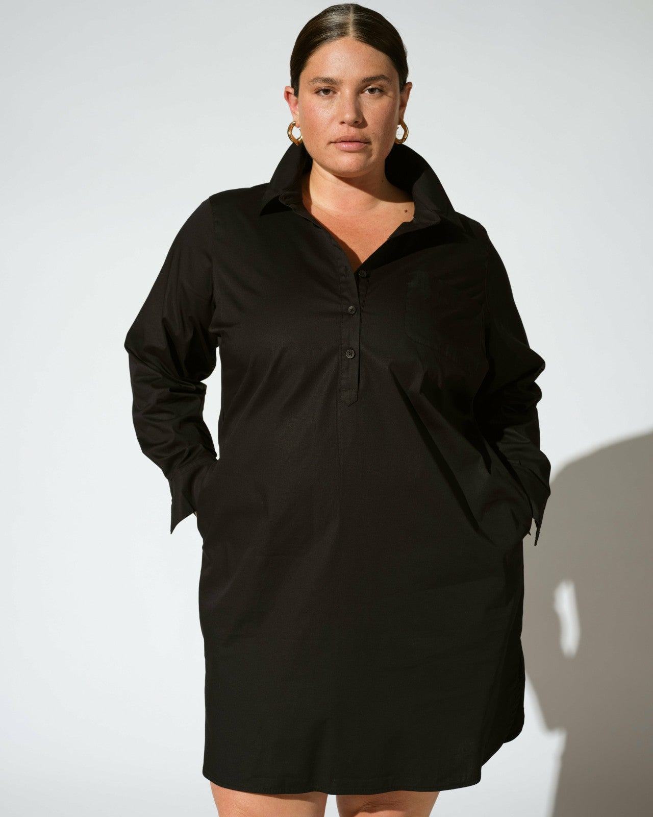 Stretch Poplin Rubicon Shirtdress - Universal Standard
