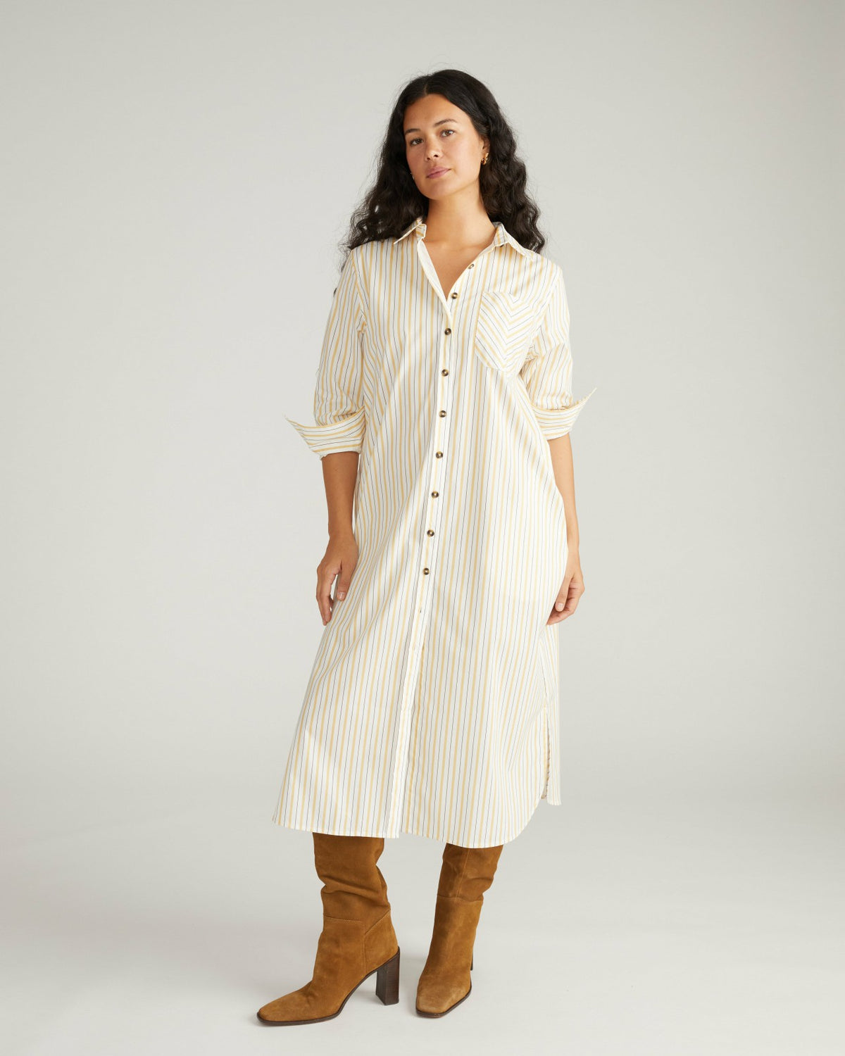 Odeon Stretch Poplin Shirtdress - Universal Standard