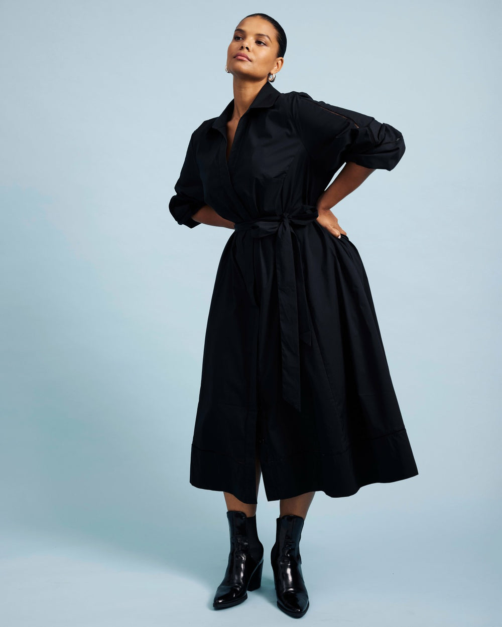 Claire Stretch Poplin Shirtdress - Universal Standard