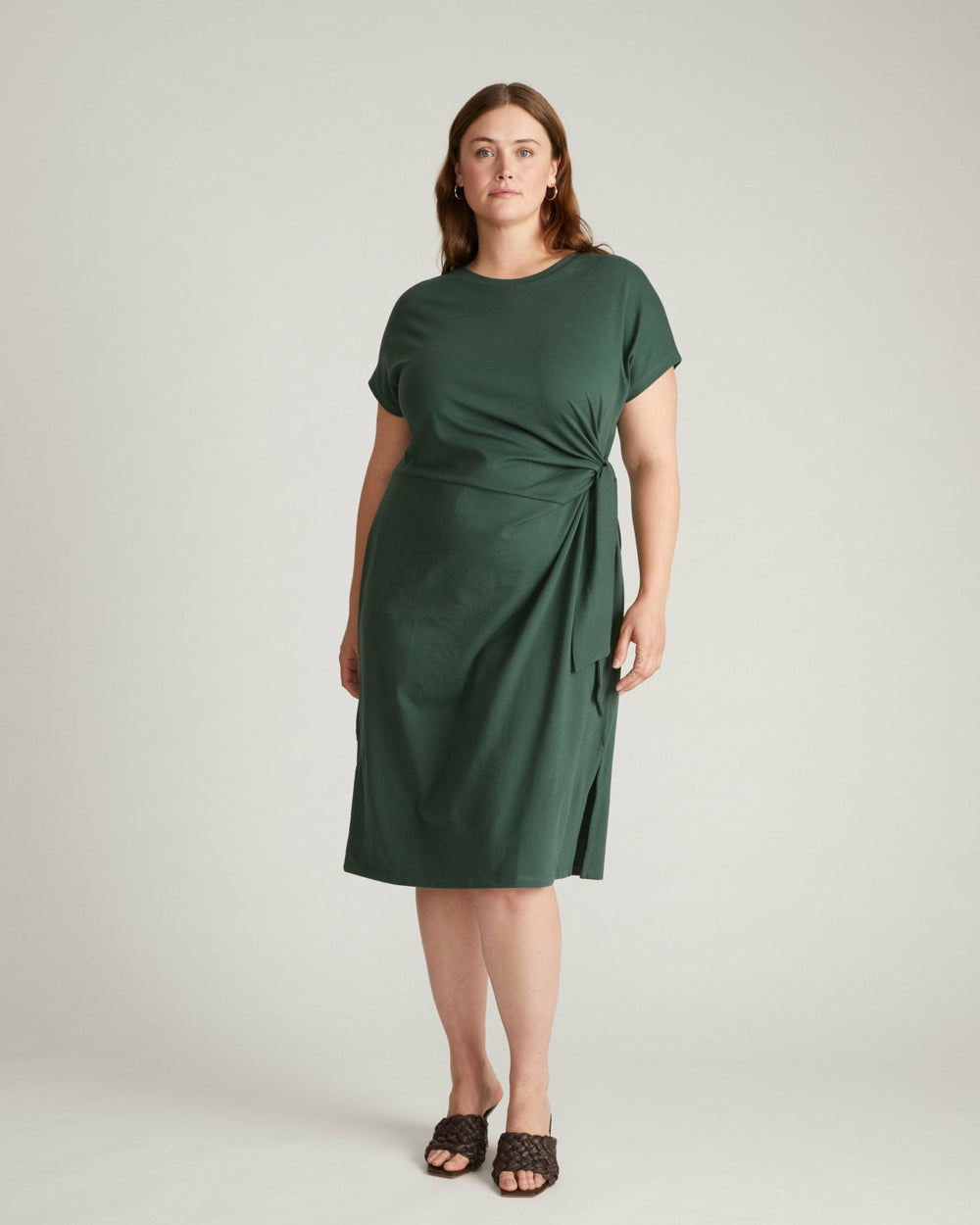 Crescent Breton Stripe Knot Dress - Universal Standard