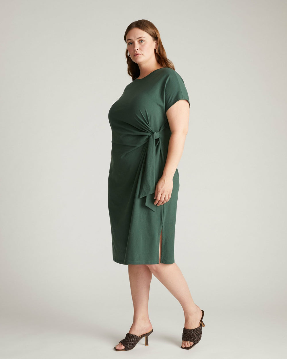 Crescent Breton Stripe Knot Dress - Universal Standard