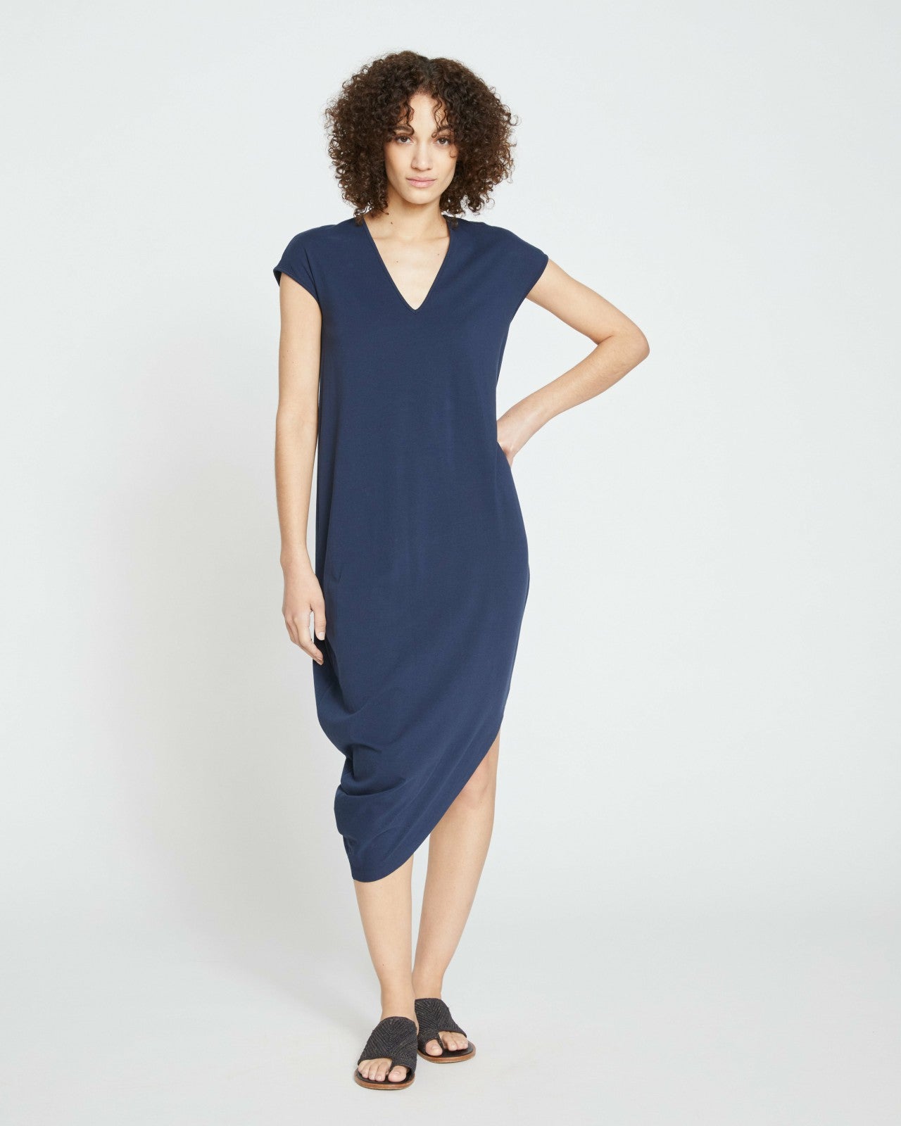 Iconic Geneva V-Neck Dress - Universal Standard