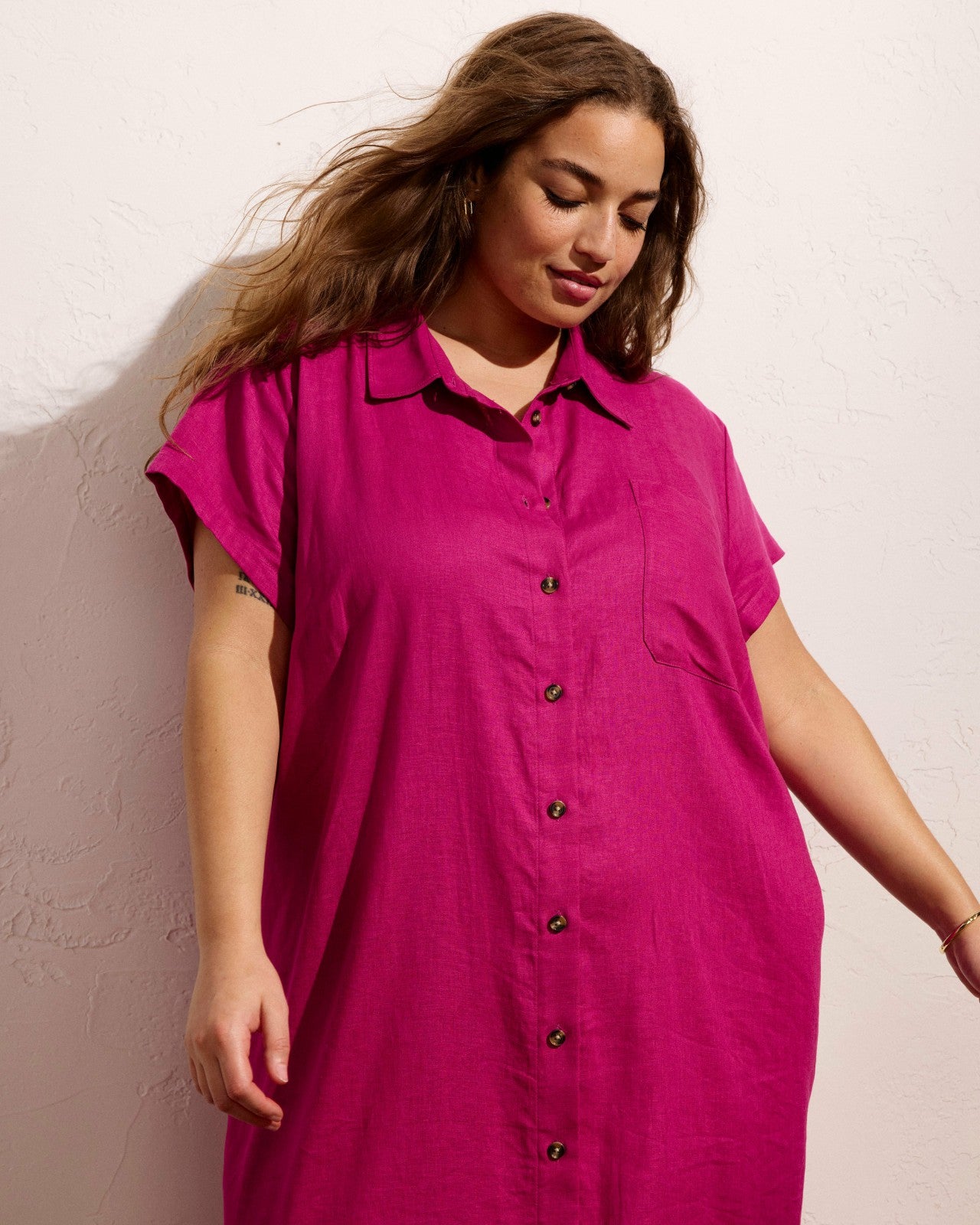 Dune Linen Blend Shirtdress - Universal Standard