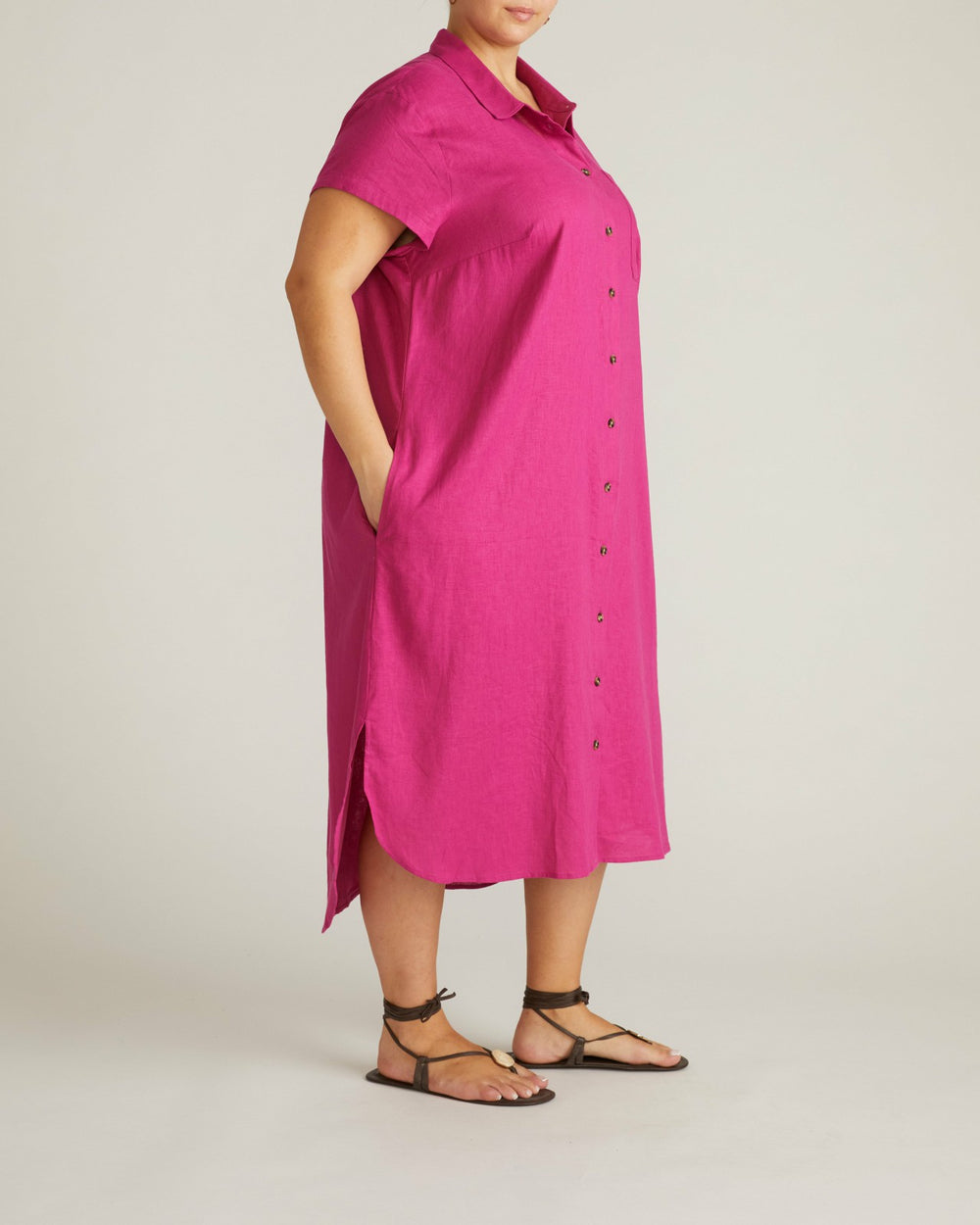 Dune Linen Blend Shirtdress - Universal Standard
